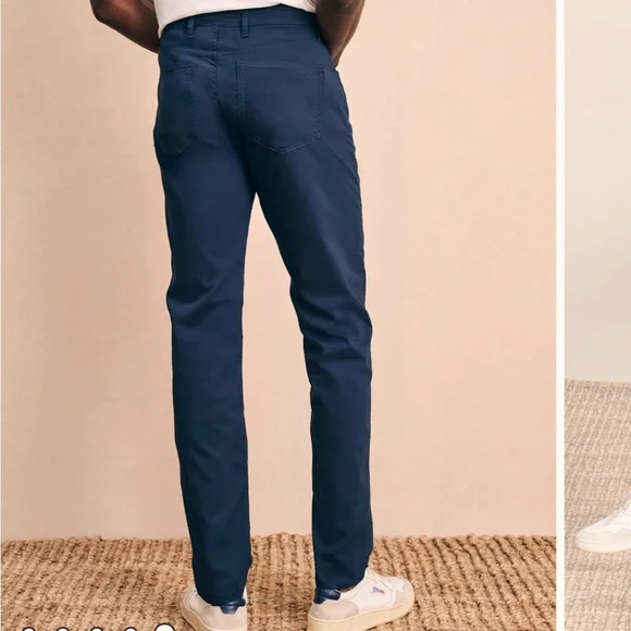 Faherty Movement™ 5-Pocket Pant Athletic Fit - Picture 3 of 5